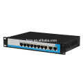 10 / 100M Extender 250 metros 8 puertos POE Switch con 2 puertos Uplink Ethernet conmutador POE